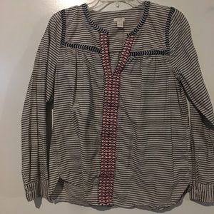 Small jcrew blouse